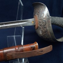 British WW1 1912 Pattern Cavalry Officers Sword 2nd Lt Frank DArcy Blofeld, 2nd Life Guards 91